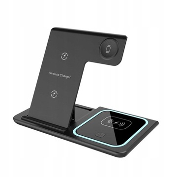 Подставка для беспроводного зарядного устройства 3in1 Qi Fast Charger