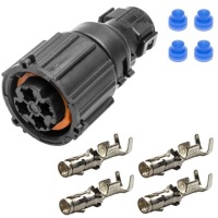 фото thumb №1, Штекер 4-pin кругла