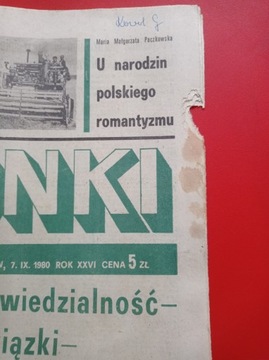 Kierunki tygodnik nr 36 / 1980; 7 września 1980