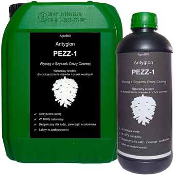 ЭКСТРАКТ ШИШЕК ЧЕРНОЙ ОЛЬХЫ 20л PEZZ-1 НАТУРАЛЬНЫЙ АНТИГЛОН ДЛЯ ПРУДА