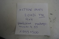 фото thumb №10, Actyon 13- 2.0 xdi 4x4 мост задний 4.55