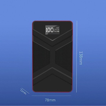 POWER BANK ROZRUCH CAR JUMP STARTER DO AUTA BOOSTER 30000mAh 12V + ZACISKI