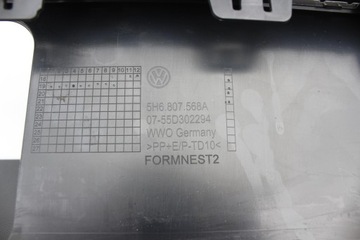 фото thumb №4, Спойлер зад vw golf viii 8 hb 5h6807568a накладка