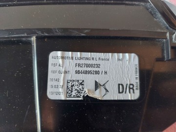 фото thumb №7, Citroen ds4 22- лампа правая зад задняя led w крышка багажника