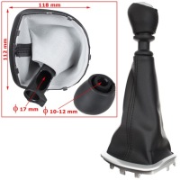 фото thumb №2, Ручка рычаг переключения передач чехол do renault clio 3 iii 2005-