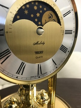 Каминные часы TRENKLE с вращающимся маятником СДЕЛАНО В ГЕРМАНИИ MELODY QUARTZ
