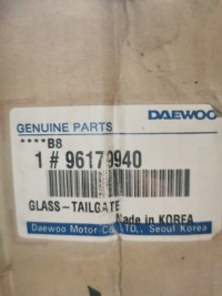 фото thumb №14, Стекло задняя daewoo nexia hb oem номер 96179940