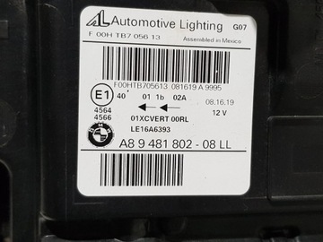 фото thumb №16, Bmw x7 g07 2019 перед сторона правая лампы передние