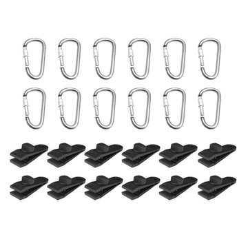 Зажимы для брезента Heavy Duty Lock, 12 шт.