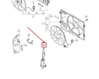 Купить Audi a3 8v вентилятор радиатора левая направляющая воздуха 8v0121283j, фото thumb