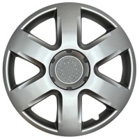 фото thumb №13, Колпаки 15" renault комплект 4 штуки. прочный abs серебристые + колпачки sova-pl