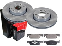 фото thumb №1, Тормозные диски тормозные колодки maxgear перед sandero logan clio iv