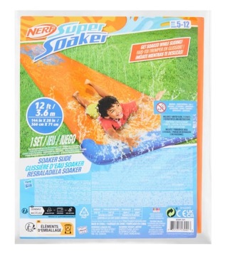 ВОДНАЯ ГОРКА ВОДНАЯ ГОРКА С РАСПЫЛИТЕЛЯМИ NERF 360 x 71 см