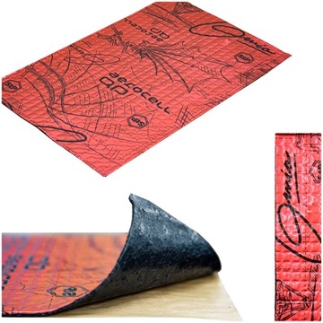 фото thumb №16, Килимок шумопоглинаюча aerocell 50x32cm 4mm butylowa granulkami izolująca шум