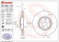 фото thumb №3, Тормозные диски тормозные колодки перед brembo renault espace iv 2.0