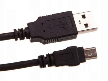 Kabel USB 2.0 A - USB mini B (5pin) - długi 3 m