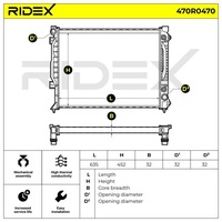 фото thumb №8, Радиатор wody ridex 470r0470 do audi a6 avant 4b5, c5 a6 sedan 4b2, c5