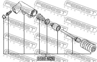 фото thumb №3, 0580-mz6 febest цилиндр сцепления рабочий mazda 6