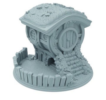 Green Hill - башня для игры в кости - GreenHill Dice Tower Светло-серый