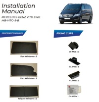 фото thumb №15, Шторки mercedes vito 03-14 long захист шторка сонцезахисні