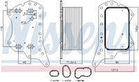 фото thumb №6, Nissens 91125 радіатор оливи, олія двигунний