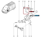 Шланг труба патрубок тиску вихлопних газів renault master iii 2.3 dci 208157209r в Україні, фото thumb