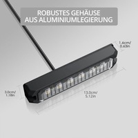 фото thumb №13, 4x лампы предупредительные stroboskopowa лампа led оранжевая pomoc эвакуатор