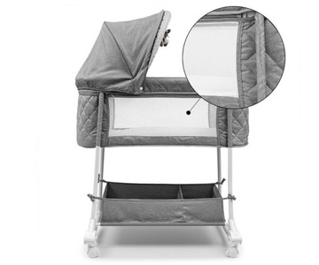 MILLY MALLY 5430 Колыбель Dream On - ПРОСТОЙ СЕРЫЙ
