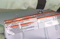 фото thumb №5, Ow142 nissan leaf i ze0 подушка безопасности шторка безопасности левая