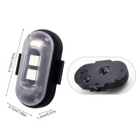 4x бездротові stroboskopowe led rgb світло 8 кольорів до автомобіля мотоцикла Недорого, фото thumb