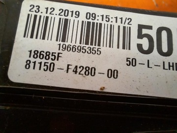 фото thumb №13, Toyota c-hr рестайлінг 19-23 лампа ліва перед фара лівий 81150-f428000