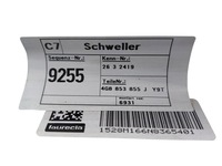 фото thumb №5, Audi a7 накладка поріг молдинг ліва 2015-2018r audi оригінальний номер 4g8853859h ly9t