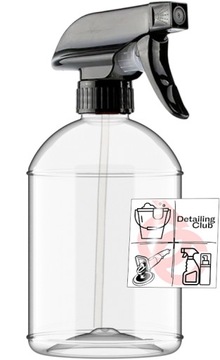 ODPORNA BUTELKA PET NA CHEMIĘ Z ATOMIZEREM 500 ml