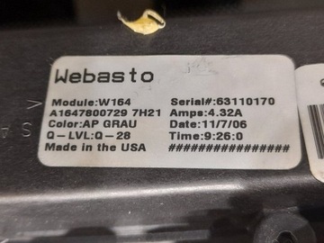 фото thumb №7, Mercedes-benz ml w164 2009 люк комплект