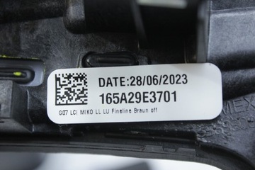 фото thumb №5, Dekor планка туннеля miko fineline защита колонки porowata bmw g07 x7 lci