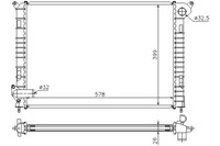 фото thumb №2, Радіатор двигуна mini r50 r53 r52 1.6 06.01-0
