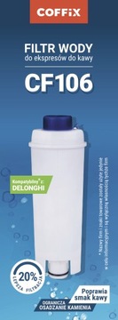 3x FILTR WODY do DELONGHI DLSC002 SER3017 Filtr do ekspresu - COFFIX