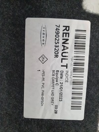 фото thumb №12, Renault megane e-tech 2022-2024 килимок обшивка