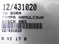 фото thumb №8, Vw bora 1j5 насос гальмівна bosch 21027099