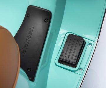 БИРЮЗОВЫЙ МОТОР VESPA GTS MILLY MALLY АККУМУЛЯТОРНЫЙ СКУТЕР МЯТНЫЙ МУЗЫКАЛЬНЫЙ СВЕТОДИОД