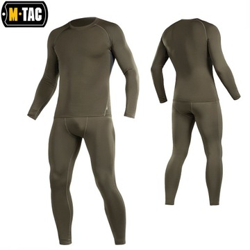 BIELIZNA TERMOAKTYWNA TERMICZNA THERMOLINE KOMPLET M-TAC OLIVE XL