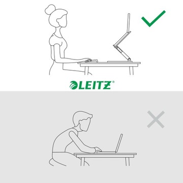 Регулируемая охлаждающая подставка для ноутбука Leitz