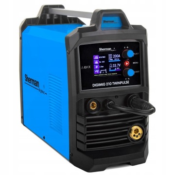 SPAWARKA MIGOMAT SHERMAN MIG 210 TWINPULSE MAG MMA TIG ALUMINIUM 230V 200A