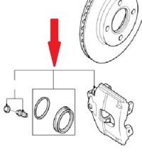 Суппорт тормоза передний левый ford fiesta ka puma mk1 оригинальный номер 1478500 в Украине, фото thumb