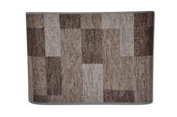 CHODNIK DO PRZEDPOKOJU NA METRY PODGUMOWANY DYWANOWY ICONA 39 BRĄZ BEŻ 80CM