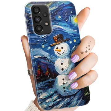 ETUI DO SAMSUNG GALAXY A33 5G WZORY BAŁWAN ZIMA ŚNIEG OBUDOWA POKROWIEC