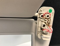 фото thumb №13, Vw touareg 3 iii козырёк солнцезащитная правая 9y1