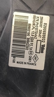 фото thumb №3, Лампа правая перед 8200589032 renault kangoo