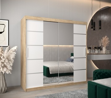 Szafa przesuwna z lustrem garderoba VERONA 4 200cm