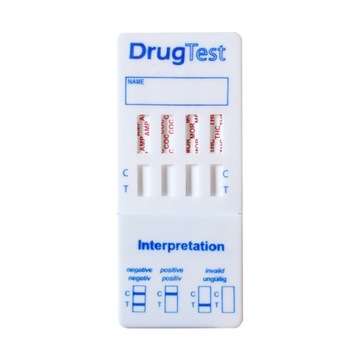 МУЛЬТИТ Тест на наркотики Hydrex Diagnostics 5 шт. Выявляет 6 наркотиков.